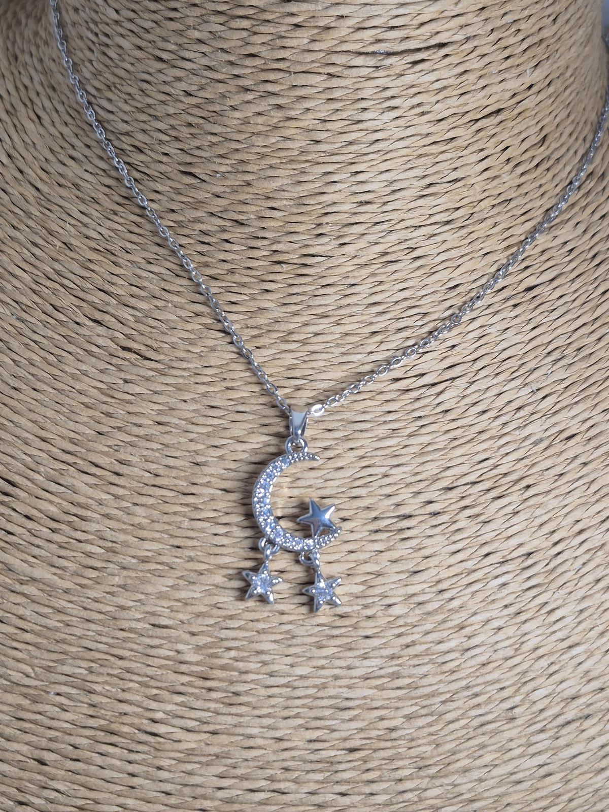 Collar Luna y estrellas - Imagen 1