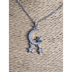 Collar Luna y estrellas - Imagen 2