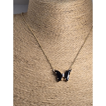 Collar Mariposa Negra - Imagen 1