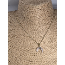 Collar piedra cuarzo rosa - Imagen 1