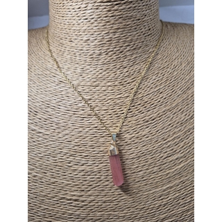 Collar piedra cuarzo - Imagen 1