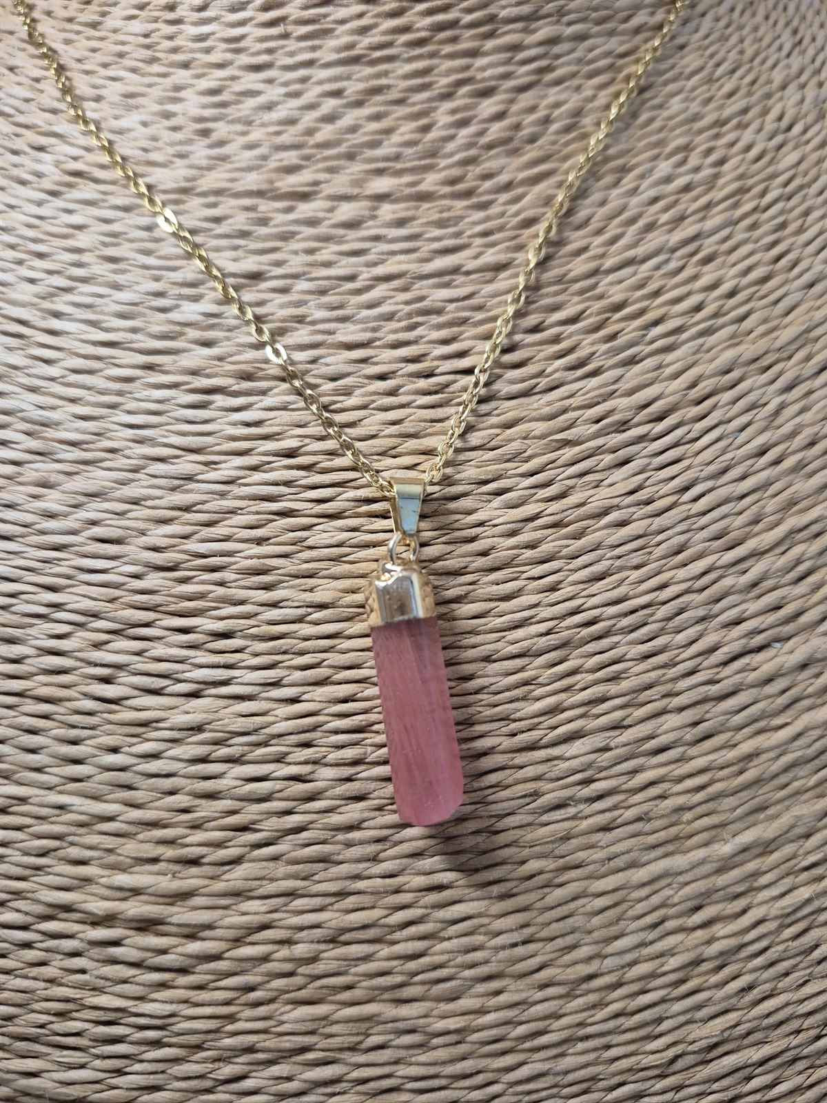 Collar piedra cuarzo - Imagen 2