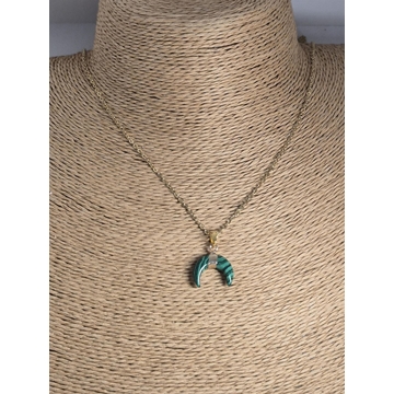 Collar piedra malaquita - Imagen 1