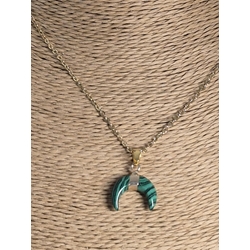 Collar piedra malaquita - Imagen 2