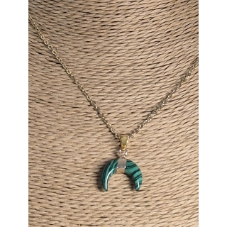 Collar piedra malaquita - Imagen 2