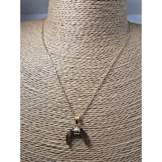 Collar piedra Ojo de Tigre - Imagen 1