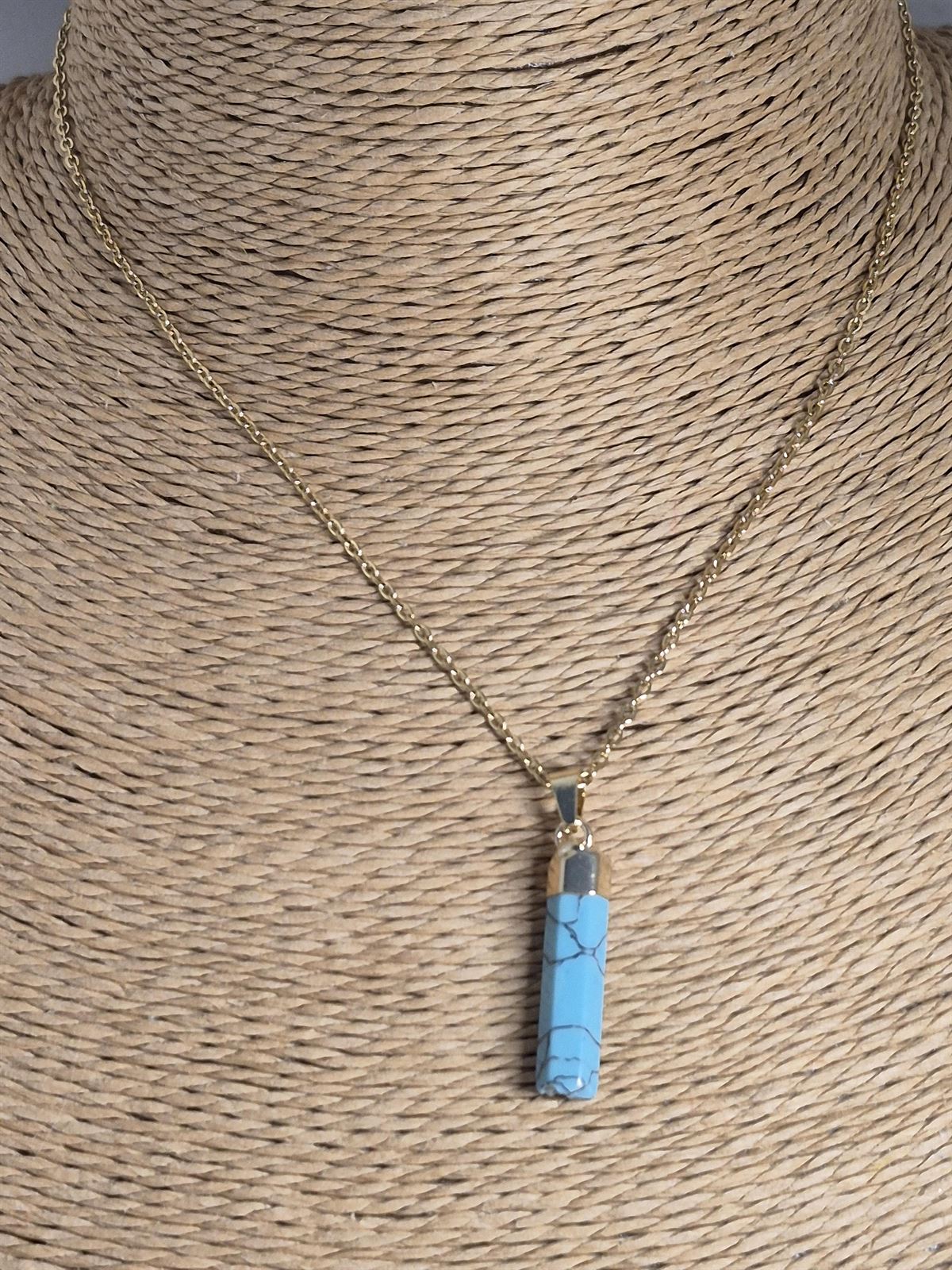 Collar piedra Turquesa - Imagen 2