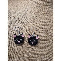 Pendientes Miyuki Gato - Imagen 1