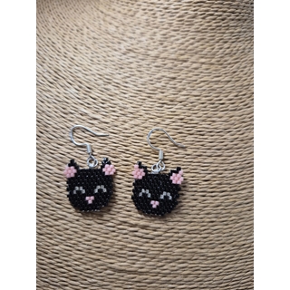 Pendientes Miyuki Gato - Imagen 1