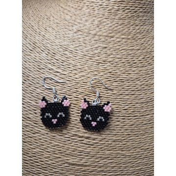 Pendientes Miyuki Gato - Imagen 1