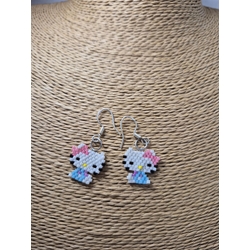 Pendientes Miyuki Hello Kitty - Imagen 1