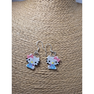 Pendientes Miyuki Hello Kitty - Imagen 1