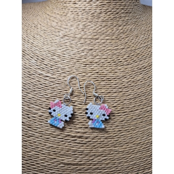 Pendientes Miyuki Hello Kitty - Imagen 1
